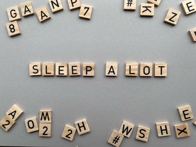 Sleep a lot letters